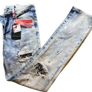 NWT rock star distressed skinny jeans